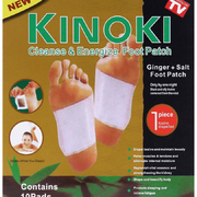 1Детокс пластырь для ног Kinoki имбирь + соль, 10 шт.