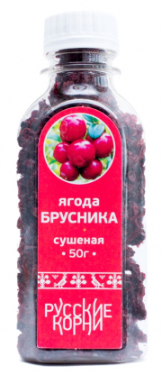 1Брусника ягода сушеная ПЭТ 50 г