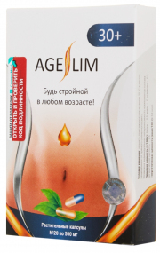 1AgeSlim (Эйджслим) 30+ интенсивное похудение (20 капсул по 500 мг) Сашера-Мед