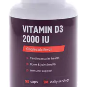 1Витамин D3 капсулы №90 по 250 мг 2000 ME Protein Company