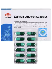 1Ляньхуа Цинвень от простуды и гриппа, капсулы 24*350 мг Китай