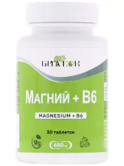 1Магний + витамин В6,  30 таблеток