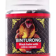 1Бальзам черный "Binturong" с ядом кобры. Согревающий, обезболивающий, 50 гр