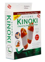 1Детокс пластырь для ног Kinoki, 10 шт.