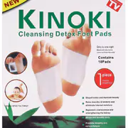 1Детокс пластыри (детокс-патчи) для ног Kinoki, 10 шт.