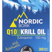 1Комплекс Krill Oil + Q10 (масло криля и Q10), 30 капсул