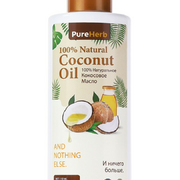 1Органическое кокосовое масло холодного отжима нерафинированное. Для тела и волос, 150 мл