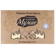 1Мумие "Горная благодать", 60 жевательных сфероидов по 2 г