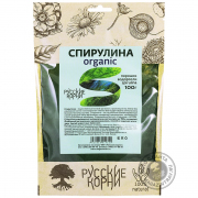 1Спирулина organic (водоросли spirulina, порошок) 100 г Русские Корни