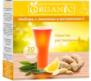 1Имбирный чай с лимоном и витамином С (20 пак. по 5 гр) растворимый