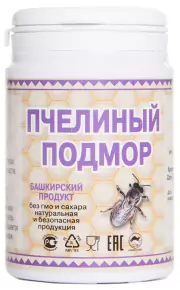 1Подмор пчелиный порошок 30 гр. (ПЭТ)