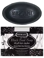 1Натуральное мыло "Blackseed Soap Hemani" с маслом черного тмина. Для ежедневного применения. 75 гр.