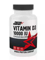 1Витамин D3 90 капсул 10000 IU 250 мг. Protein Company