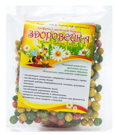 Полезные сладости - конфеты с цветочной пыльцой