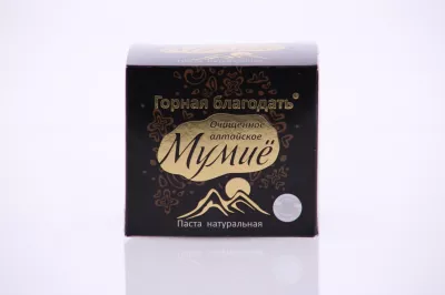 Мумие алтайское очищенное «Горная благодать», паста 100 г Сашера-Мед