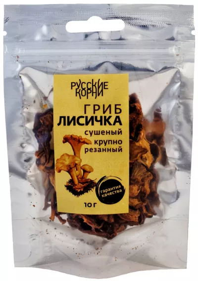Лисичка гриб сушеный 10 гр. Русские Корни