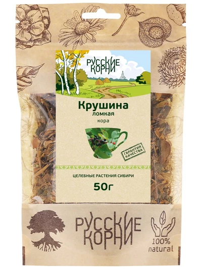 Крушина (ломкая) кора, 50 г