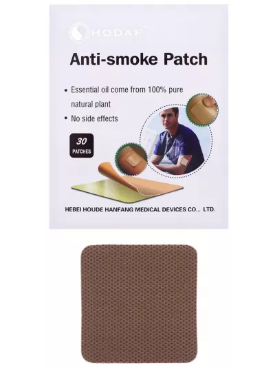 Пластырь никотиновый Anti-smoke Patch, 30 штук