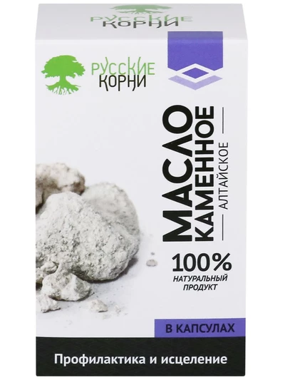 Каменное масло в капсулах, 30 штук по 0,5 г