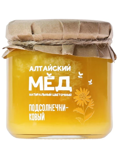 Мёд подсолнечниковый,  250 г