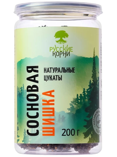 Сосновая шишка цукаты, 200 г