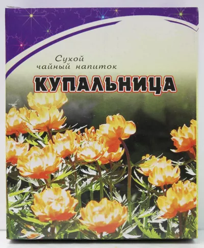 Купальница азиатская цветки и трава (огонёк), 30 г