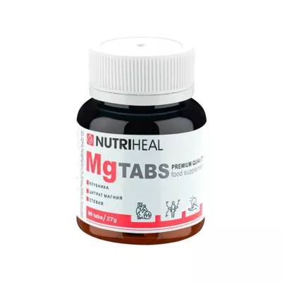 Mg Tabs комплекс Магний с клубникой, 60 табл.