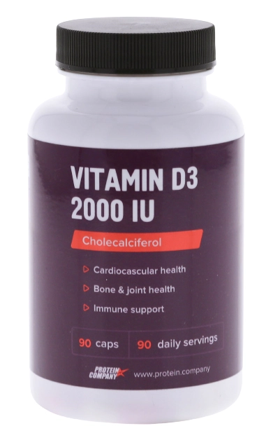 Витамин D3 капсулы №90 по 250 мг 2000 ME Protein Company