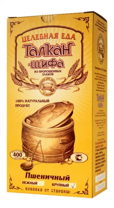 Талкан (каша) пшеничный крупный 400 г