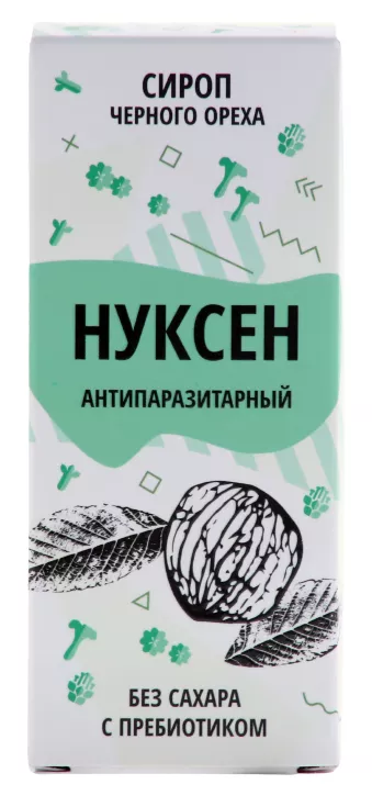 Сироп черного ореха Нуксен «Антипаразитарный» 125 мл. Фитэко