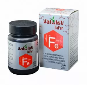 Фалулав ЛяФер (при дефиците железа) 60 таб. по 300 мг. Сашера-Мед