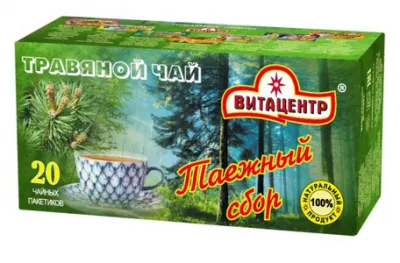 «Таежный сбор» чай (в фильтр-пакетах) 20 шт. по 2 гр.
