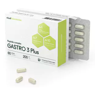 Пептидный комплекс Гастро 3 Плюс (для ЖКТ) 60 капсул