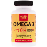 Omega 3, капсулы 90 шт по 1000 мг ЕРА  180/DHA 110/Omega-3 47%