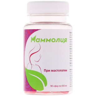 Маммолия при мастопатии, ПМС, гормональных сбоях, фиброзах, 90 капсул