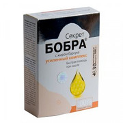 Капсулы «Секрет бобра» с жиром барсука - при кашле купить в Москве