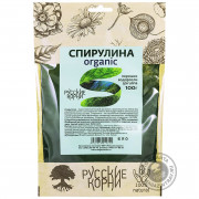 Водоросли Спирулина Organic в порошке - купить по низкой цене в фито-аптеке Русские Корни