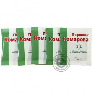 Порошок Комарова (пробиотик) 2,5 гр. Ветом