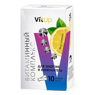 Витаминный комплекс энергия/иммунитет (лимон) 10 стиков VitUp